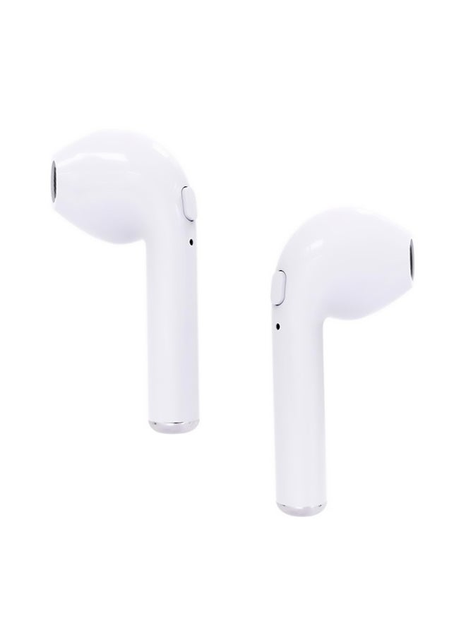 HBQ Bluetooth Mini Stereo Earphone With Mic White  - Image 1
