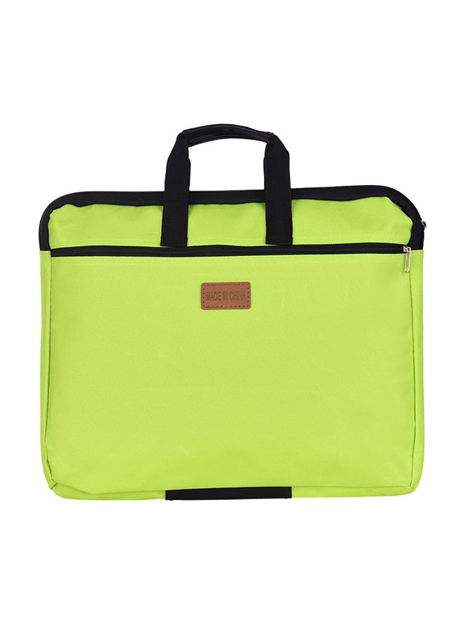 Generic - Double Layer Document Holder Zipper File Bag With Handle - Image 1