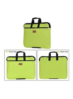Generic Double Layer Document Holder Zipper File Bag With Handle  - Image 5