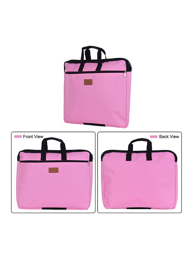 Generic Double Layer Document Holder Zipper File Bag With Handle  - Image 5