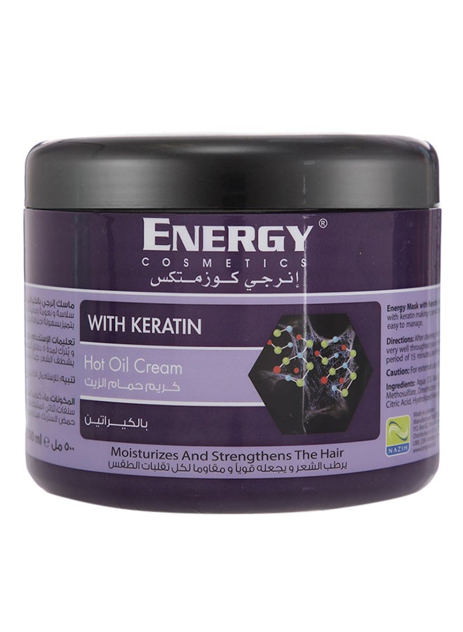 ENERGY COSMETICS Hot Oil Cream With Keratrin 500ml