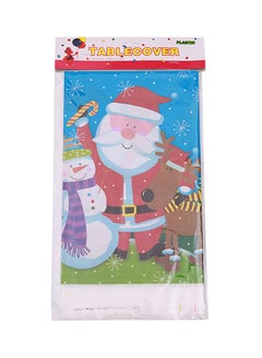 Christmas Pattern Rectangular Disposable Table Cloth Multicolour 55grams