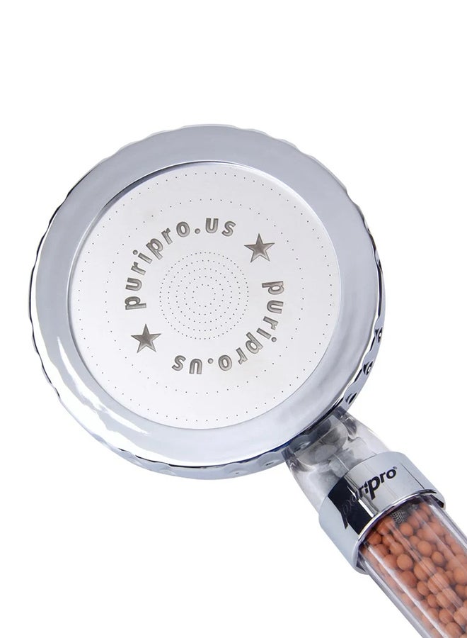 PuriPro 120mm Extra Large Spa Shower Head For Water Saving And Purified And Soft Water Multicolour - Image 3