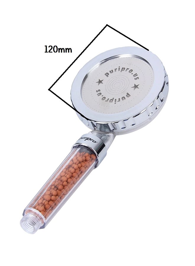 PuriPro 120mm Extra Large Spa Shower Head For Water Saving And Purified And Soft Water Multicolour - Image 5