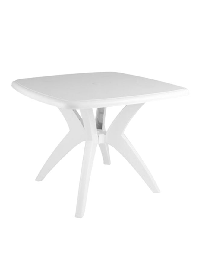طاولة دايانا مربعة الشكل أبيض 95سم