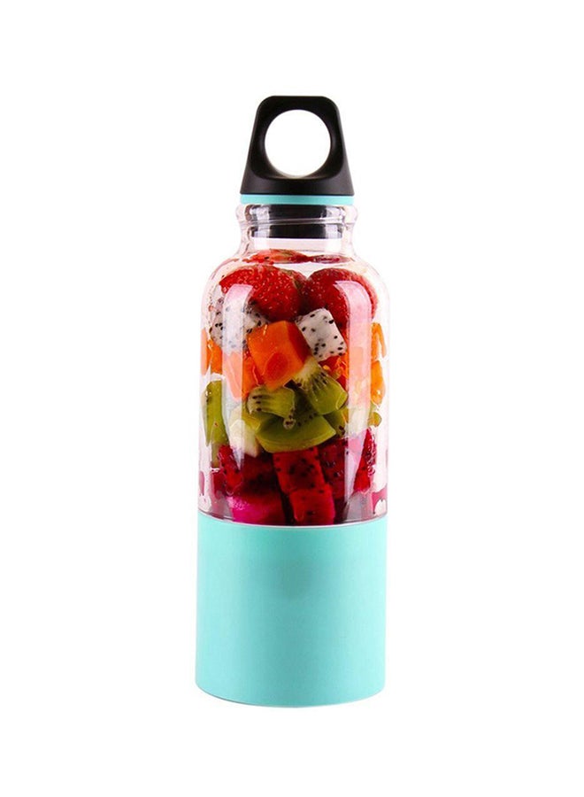 عصارة محمولة مزودة بمنفذ USB 500.0 ml FC-0202 أزرق/شفاف - Image 2