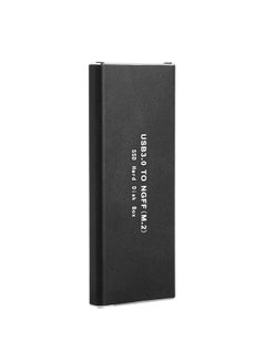 Generic M.2 NGFF To USB 3.0 6Gbps SSD External Enclosure Converter Adapter Case Black  - Image 3