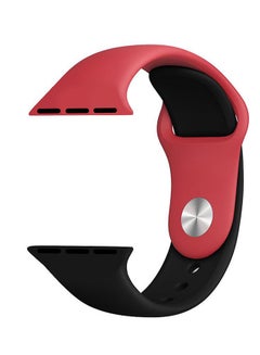 Replacement Band For Apple iWatch Series 1/2/3/4 Red/Black