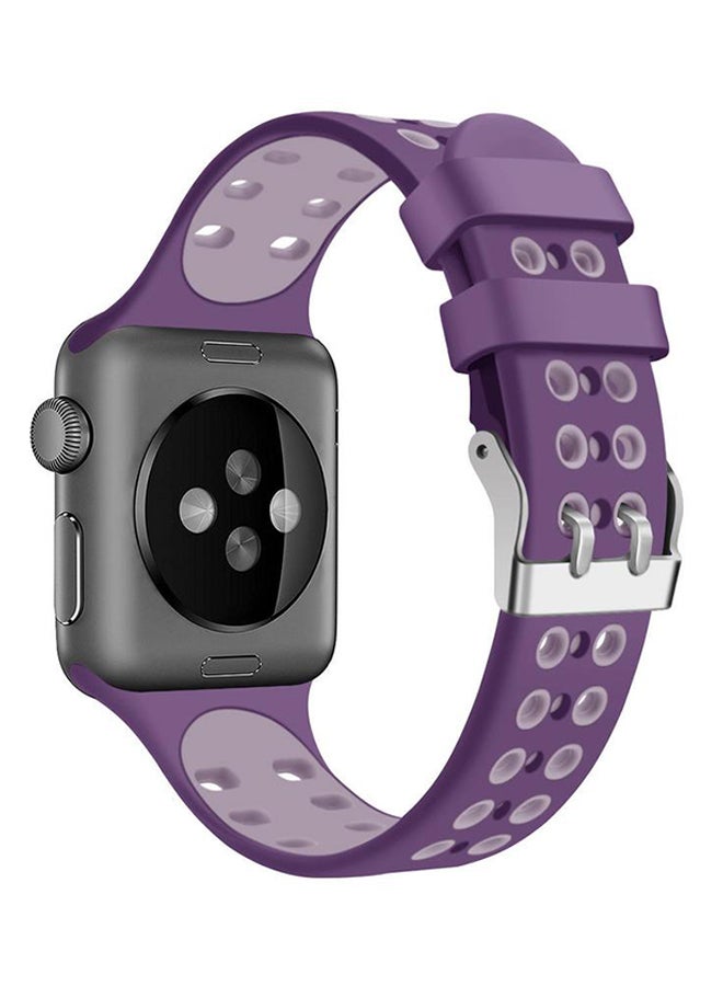 LNKOO Replacement Wrist Watch Band For Apple Series 1/2/3/4 40mm Purple/Pink - Image 2