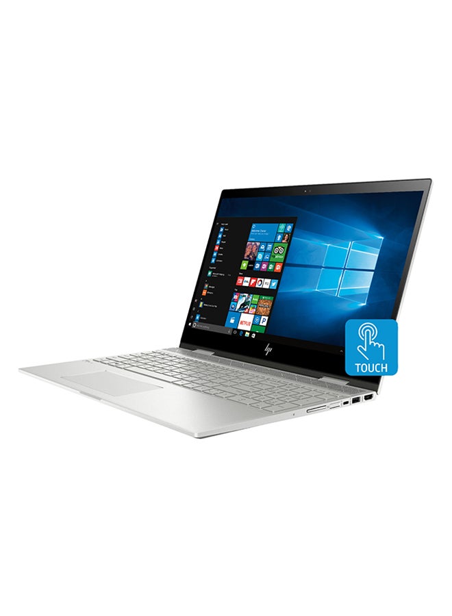 HP - Envy X360 15 With 15.6-Inch Display Intel i7 Processor/12GB RAM/1TB HDD+16GB SDD/4GB NVIDIA GeForce MX130 Silver - Image 1