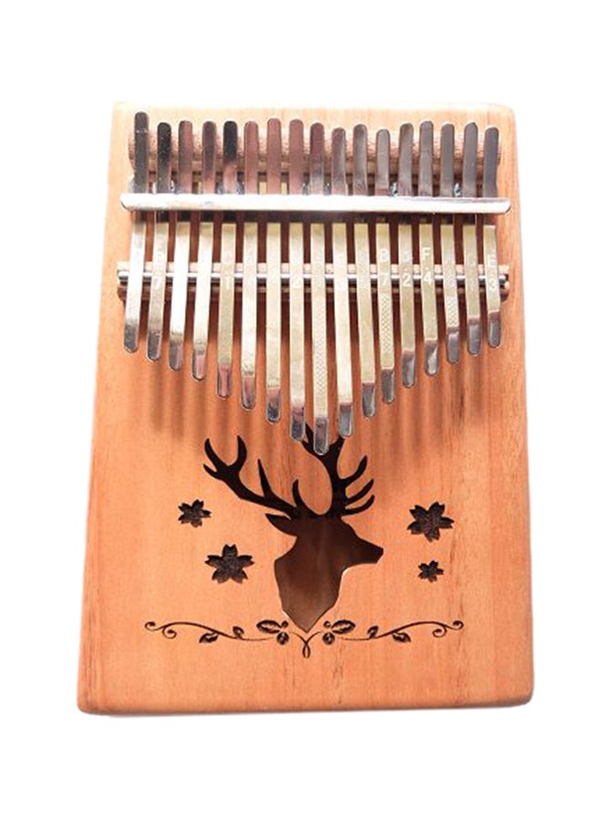 17 Key African Mbira Thumb Piano Brown - v1548418933/N20471994A_2