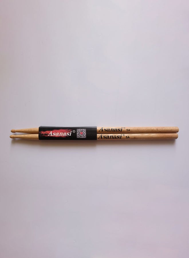 زوج من عصا الطبول المصنوعة من خشب القيقب - Image 2