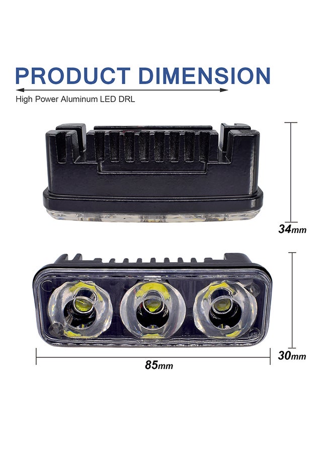 Sharpdo DRL LED Fog Lights With Lens - Image 2