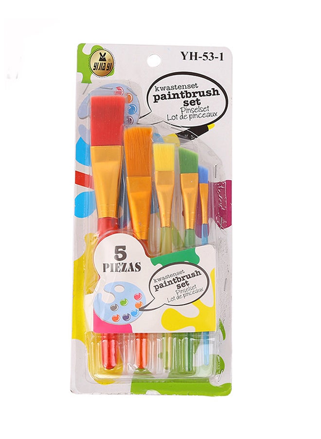 شاربدو مجموعة فرش الرسم من 5 قطع متعدد الألوان - Image 1