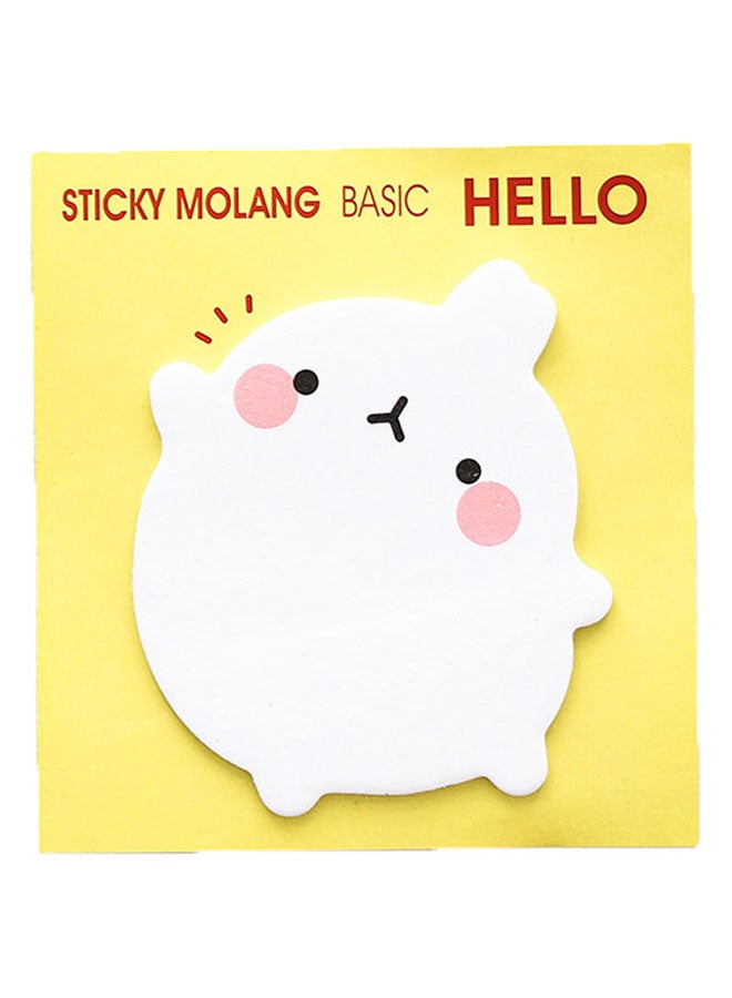 شاربدو ورق ملاحظات لاصق أصفر/ أحمر/ أبيض - Image 1