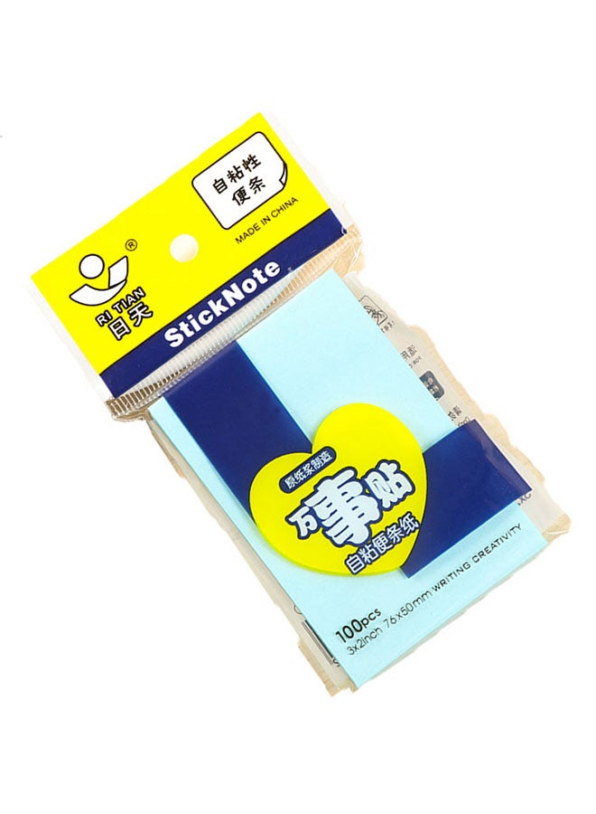 شاربدو ورق ملاحظات لاصق أزرق - Image 3