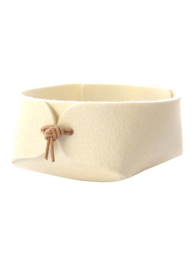Sharpdo Rope Detail Gift Basket Beige
