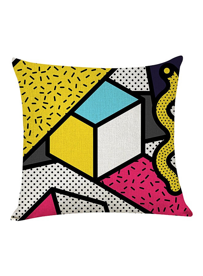 شاربدو وسادة زينة على شكل مربع متعدد الألوان 45 x 45سم
