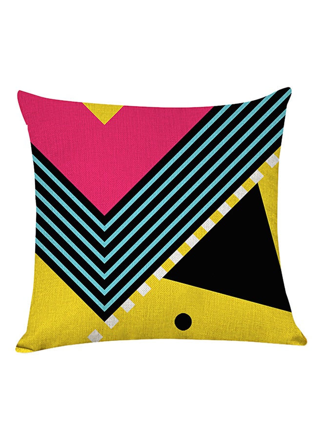 شاربدو وسادة ديكورٍ لينةٍ بطبعة متعدد الألوان 45 x 45سم