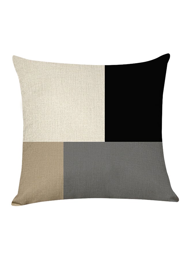 Sharpdo Decorative Square Shaped Printed Pillow Multicolour 