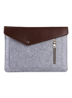 Sharpdo 12-Inch Laptop Bag For Macbook Light Grey  - Image 1