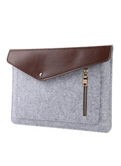 Sharpdo 12-Inch Laptop Bag For Macbook Light Grey  - Image 3