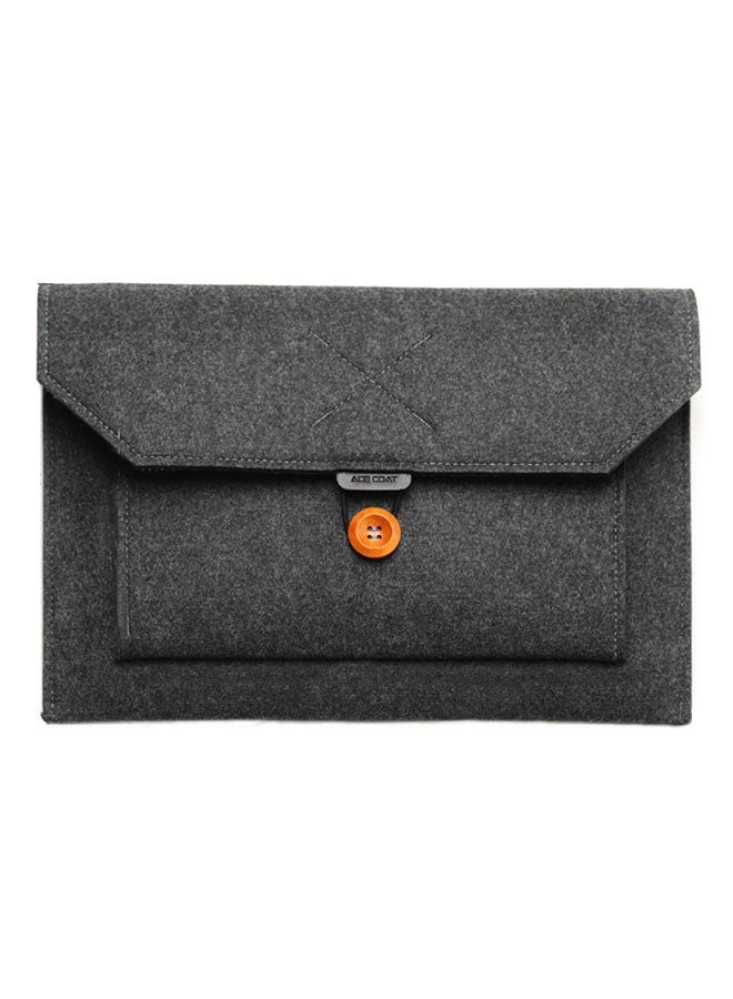 Sharpdo - 15.6-Inch Laptop Bag For Macbook Dark Grey - Image 1