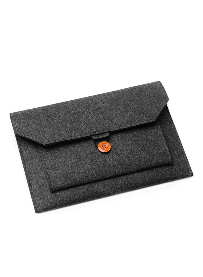 Sharpdo - 15.6-Inch Laptop Bag For Macbook Dark Grey - Image 1