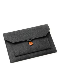 Sharpdo 13-Inch Laptop Bag For Macbook Dark Grey  - Image 3