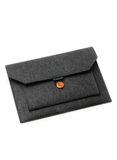 Sharpdo 14-Inch Laptop Bag For Macbook Dark Grey  - Image 3