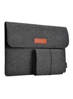 Sharpdo 15-Inch Laptop Bag For Macbook Dark Grey  - Image 3
