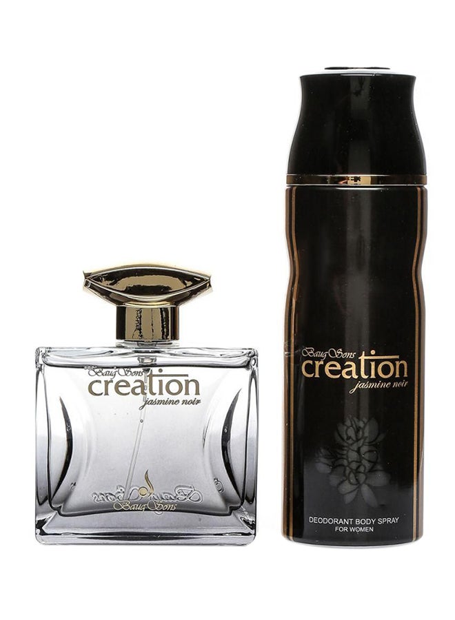 بوج سنز طقم هدايا كرييشن جاسمين نوار من قطعتين (1XEDP 100 ml, 1XDeodorant Spray 200 ml)  - Image 1