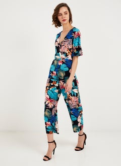 keguay Floral Printed Jumpsuit Pink/Blue  - Image 1