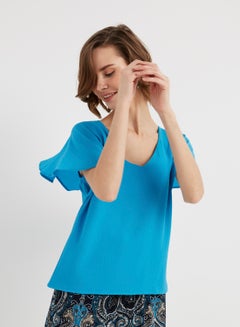 keguay Unique Accent Top Blue  - Image 1