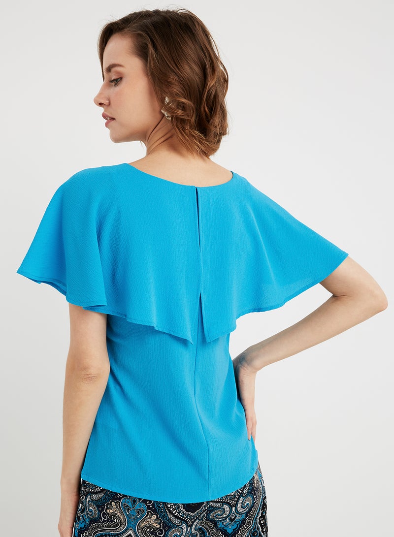 keguay Unique Accent Top Blue  - Image 2