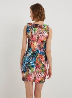 keguay Ruffle Design Mini Dress Multicolour  - Image 3
