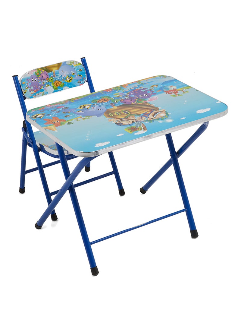 Goldedge Children Educational Back To School Table And Chair Multicolour 5kg - Image 2