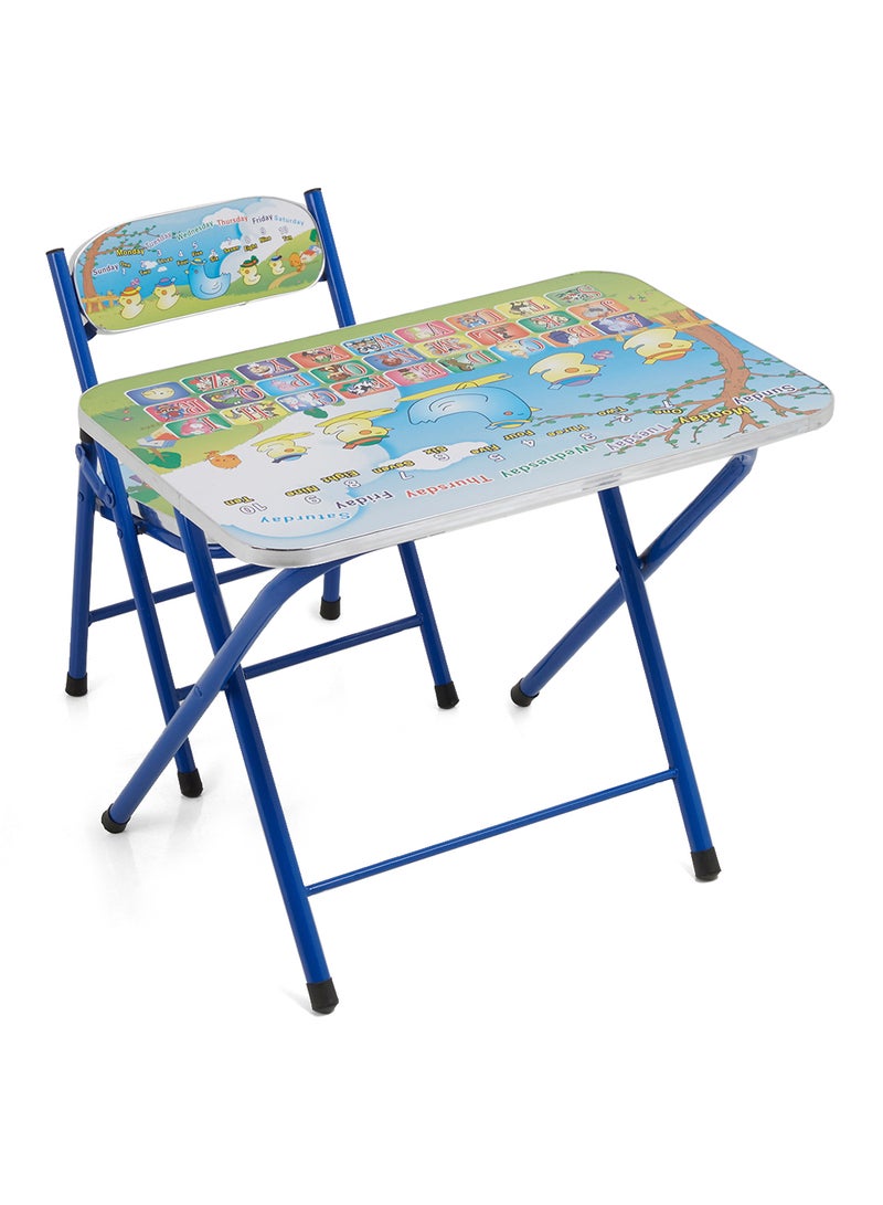 Goldedge Children Educational Back To School Table And Chair Multicolour 5kg - Image 2