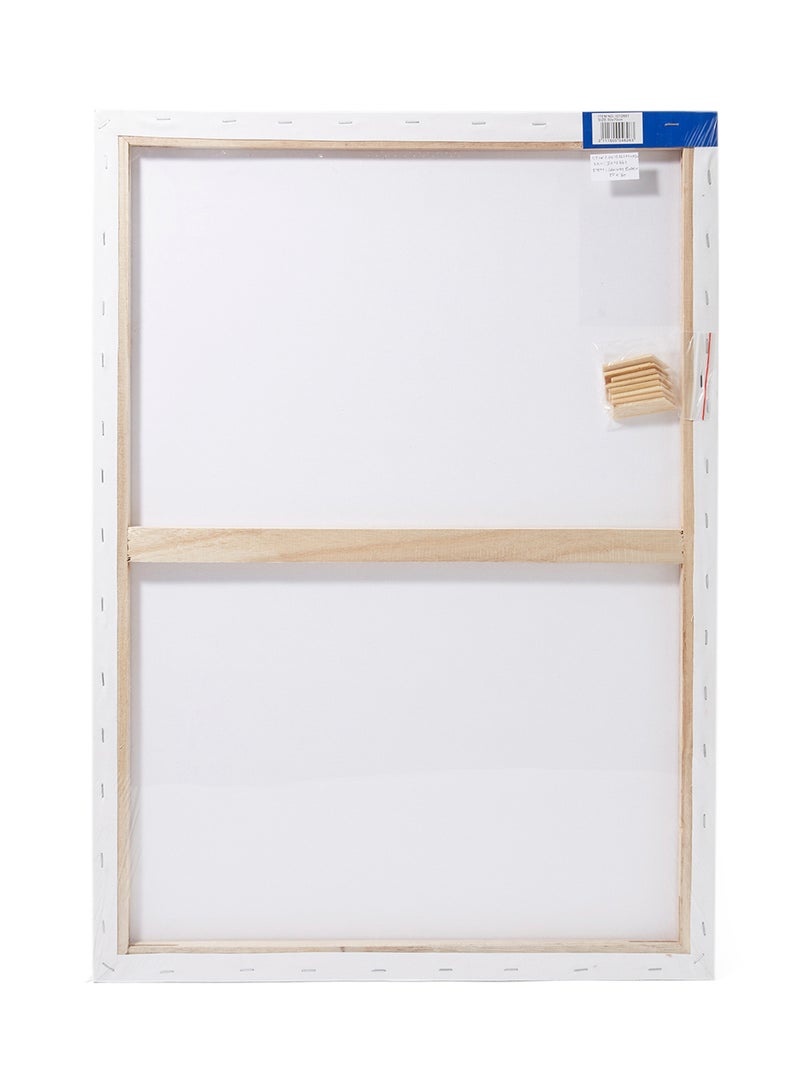 سارفا لوحة من قماش الكانفاس القطني، مقاس 50 × 70 سم أبيض - Image 2