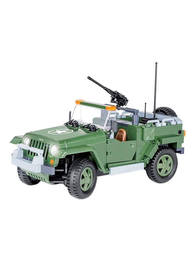 COBI 250-Piece Small Army Jeep Wrangler 24260 250 - Image 3