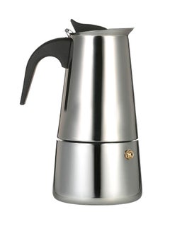 Generic Stainless Steel Stovetop Espresso Percolator Pot H18576 Silver 17.5 x 11.5 x 8.5cm 