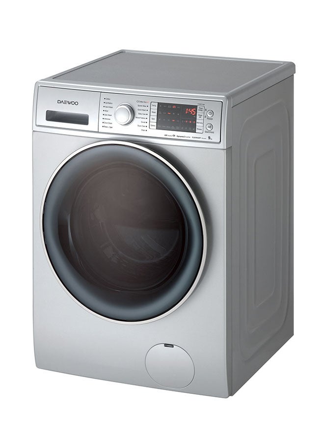 DAEWOO - Front Load Automatic Washing Machine 9Kg DWC-EHD-1433 Silver - Image 1
