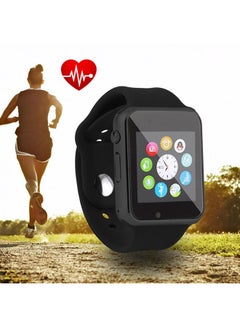 Generic A1 Smartwatch With Camera Black  - Image 2