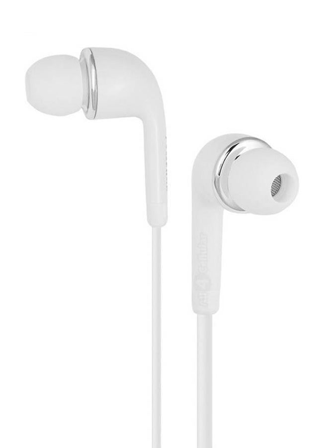 سماعة أذن داخلية سلكية طراز J5 مزودة بميكروفون أبيض - Image 2