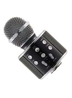 Generic Wireless Handheld Karaoke Microphone WS858 Black/Silver  - Image 2