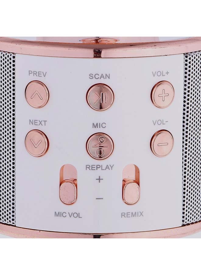 Karaoke Bluetooth Wireless Microphone WS858 Rose Gold  - Image 3