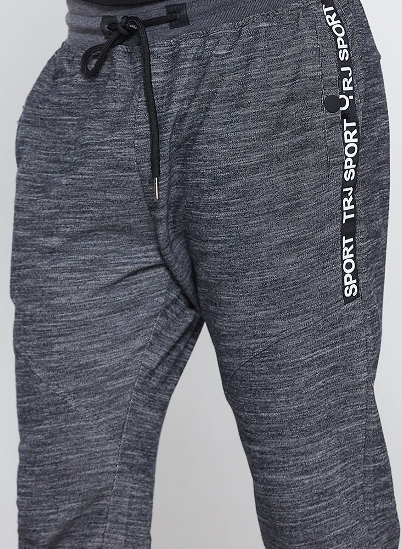 PETRO - Side Stripped Joggers Grey - Image 1
