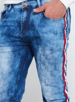 PETRO Mid-Rise Slim Fit Jeans Blue  - Image 3