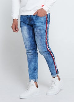 PETRO Mid-Rise Slim Fit Jeans Blue  - Image 4