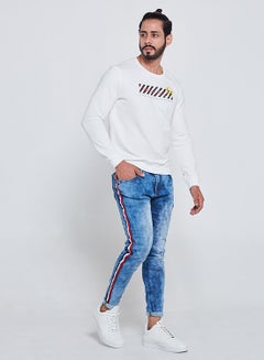 PETRO Mid-Rise Slim Fit Jeans Blue  - Image 5